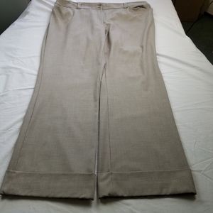 Lane Bryant  Tan Dress Pants Sz 22 Tall